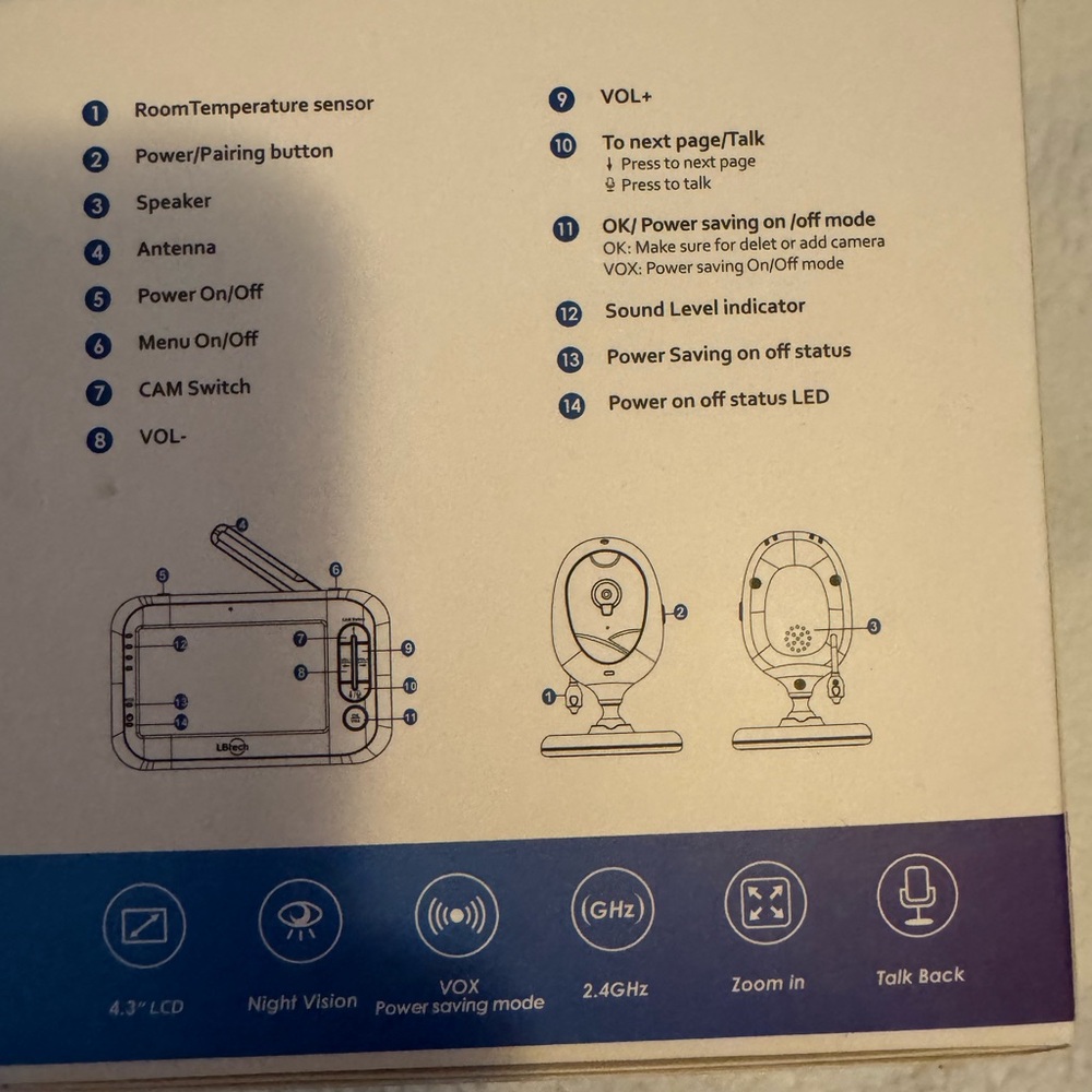 LBTech Easy View Baby Monitor - Picture 2 of 7